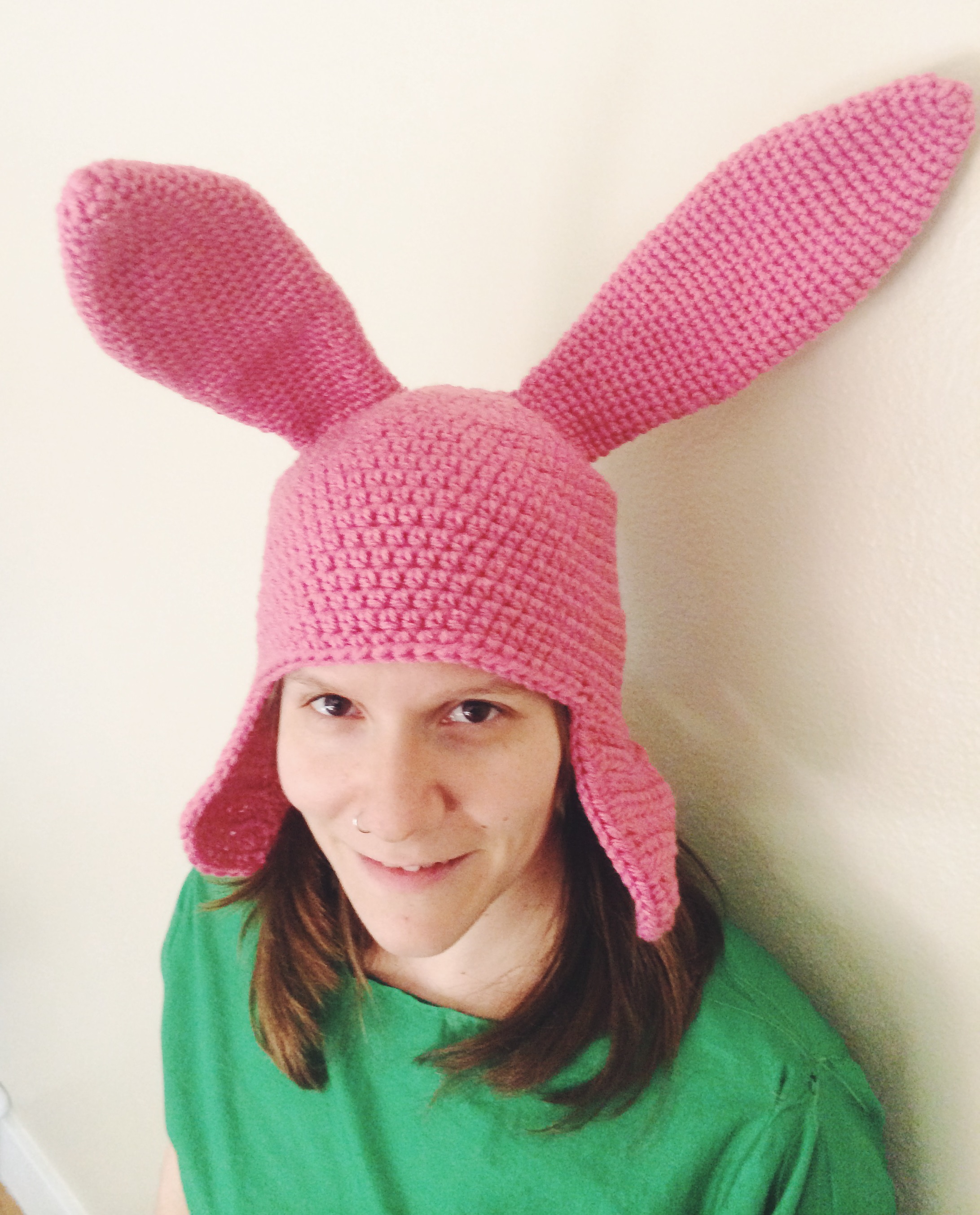 Sew a Louise Belcher / Bob's Burgers Hat  Diy bunny ears, Hat patterns to  sew, Bobs burgers